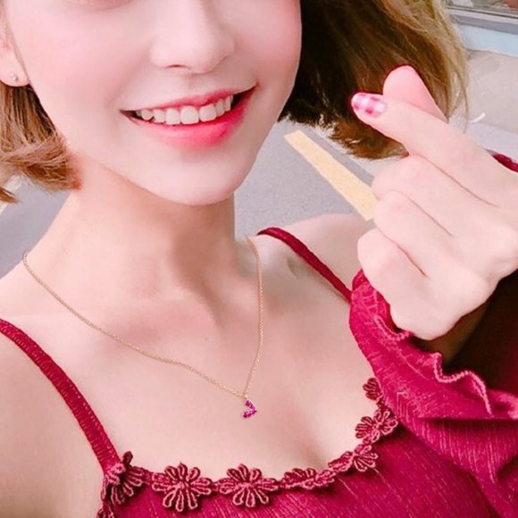 NEW Rose Gold Diamond Heart Necklace - Picture 3 of 6